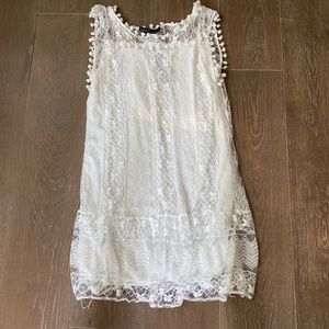 Bohemian white dress w tags still on